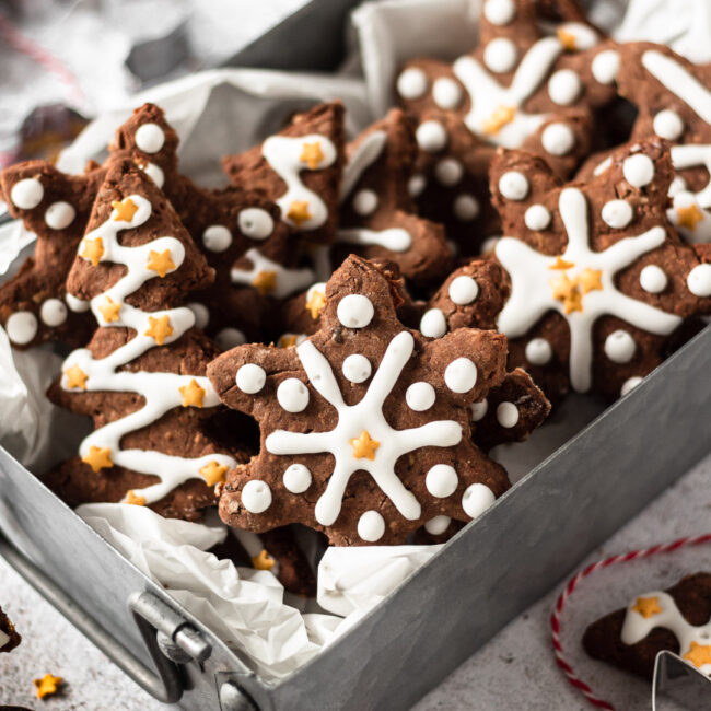Chocolate Gingerbread Cookies