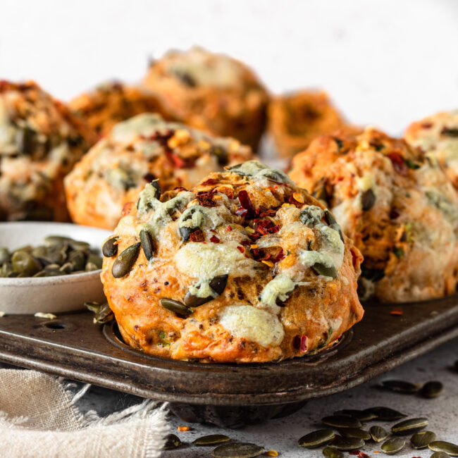 Easy Vegan Savoury Muffins