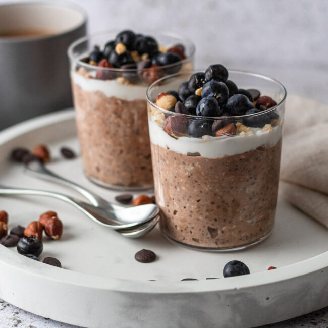 Chocolate Hazelnut Overnight Oats