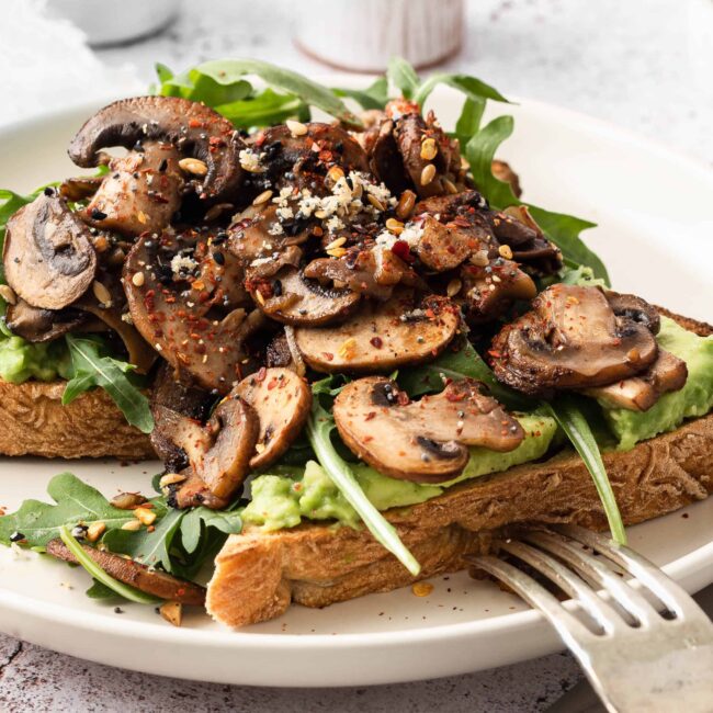 Vegan Mushroom Toast