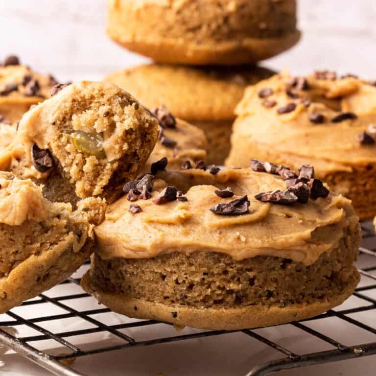 Baked Pear Doughnuts